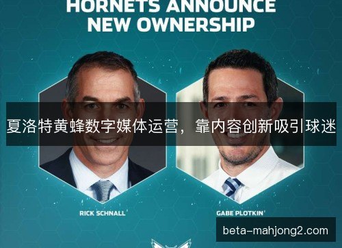 夏洛特黄蜂数字媒体运营，靠内容创新吸引球迷